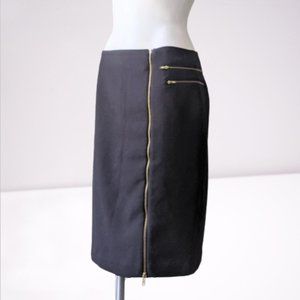 🌼 Worthington Full Zipper Detail Pencil Skirt Black 10